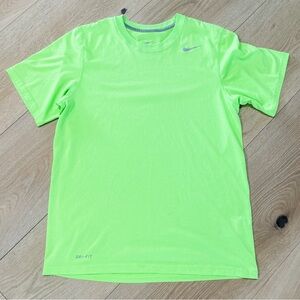 NWOT NIKE Lime Green Dri-FIT Tee
